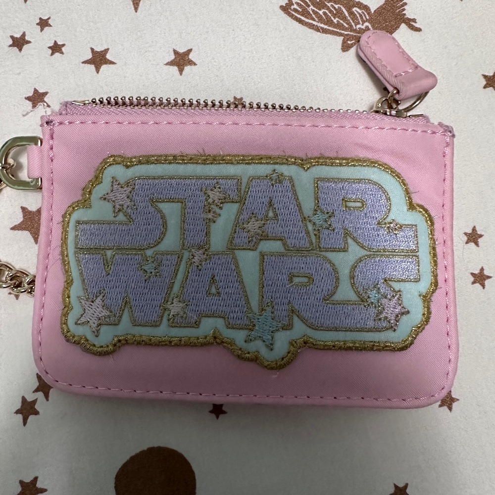 Stoney Clover Lane keychain wallet with Star Wars Patch